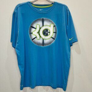 Nike Kevin Durant Short Sleeve Dri-Fit T-shirt Men's Size XL Blue
